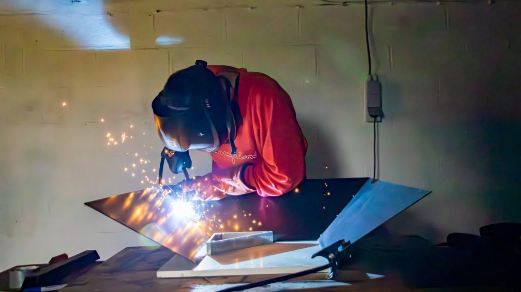 roestvrij handgemaakt laswerk